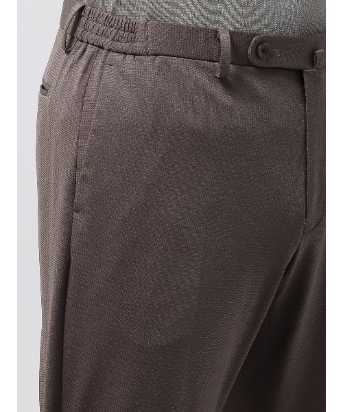 SUIT SQUARE（スーツスクエア）の「スマみえテーパードパンツ ウォッシャブル ストレッチ Breeze Cool 織柄（スーツパンツ・メンズ・ベージュ系/ブラック系/ネイビー系・S(76cm)/SS(73cm)/M(79cm)/L(82cm)/LL(85cm)/3L(88cm)/4L(91cm)/5L(94cm)）」の19枚目の写真