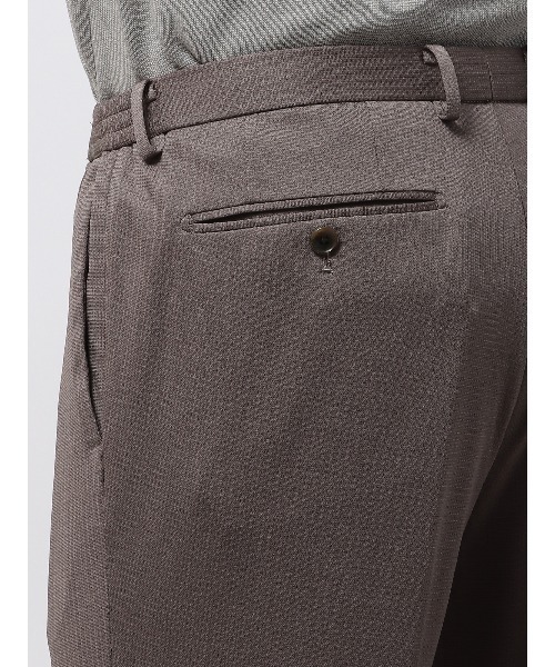 SUIT SQUARE（スーツスクエア）の「スマみえテーパードパンツ ウォッシャブル ストレッチ Breeze Cool 織柄（スーツパンツ・メンズ・ベージュ系/ブラック系/ネイビー系・S(76cm)/SS(73cm)/M(79cm)/L(82cm)/LL(85cm)/3L(88cm)/4L(91cm)/5L(94cm)）」の20枚目の写真