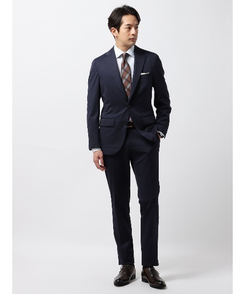 SUIT SQUARE（スーツスクエア）の「スマみえテーパードパンツ ウォッシャブル ストレッチ Breeze Cool 織柄（スーツパンツ・メンズ・ベージュ系/ブラック系/ネイビー系・S(76cm)/SS(73cm)/M(79cm)/L(82cm)/LL(85cm)/3L(88cm)/4L(91cm)/5L(94cm)）」の10枚目の写真