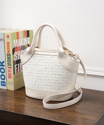 style code（スタイルコード）の「【MERCURYDUO/マーキュリーデュオ】ミックスマテリアル　ハンドバッグ（ハンドバッグ）」