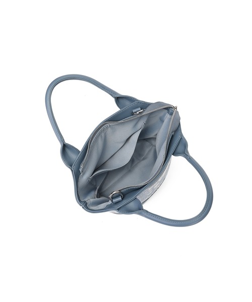 MERCURYDUO(マーキュリーデュオ)の「【MERCURYDUO/マーキュリーデュオ】ミックスマテリアル ハンドバッグ(ハンドバッグ・レディース・ブルー/アイボリー/ブラック/ベージュ・FREE)」の10枚目の写真