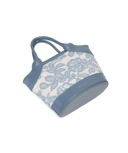 MERCURYDUO(マーキュリーデュオ)の「【MERCURYDUO/マーキュリーデュオ】ミックスマテリアル ハンドバッグ(ハンドバッグ・レディース・ブルー/アイボリー/ブラック/ベージュ・FREE)」の22枚目の写真