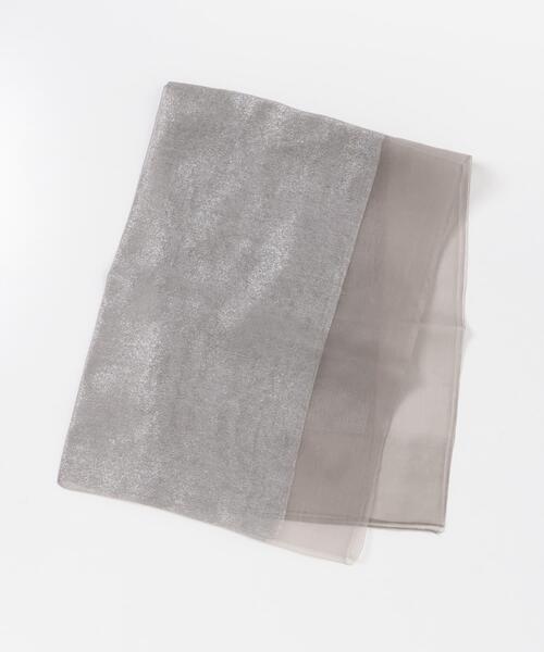 URBAN RESEARCH ROSSO WOMEN(アーバンリサーチ ロッソ)の「ラメシルクストール(ストール/ショール・レディース・グレー・FREE)」の1枚目の写真
