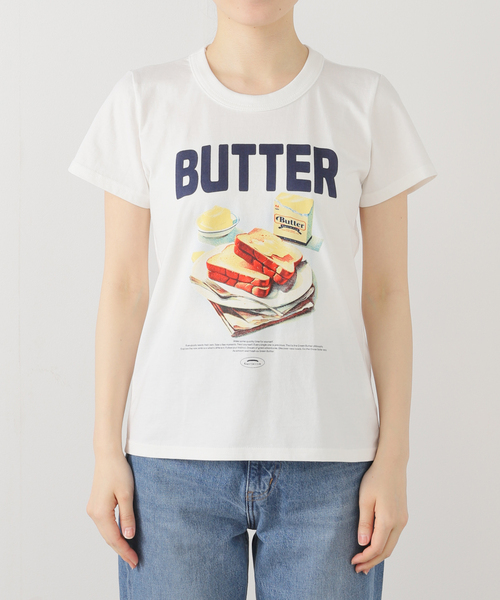 Tシャツ・カットソー [GREEN BUTTER] Butter Toast Tee : 2color GREEN BUTTER] Butter Toast Tee : 2color (GREEN BUTTER/T