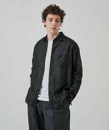 markaware(�}�[�J�E�F�A)�̕ʒ� LINEN TROPICAL L/S SHIRT(�V���c/�u���E�X)