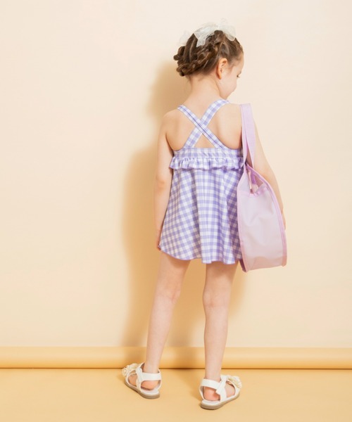 BRANSHES（ブランシェス）の「【キッズ】サークル型/プールバッグ（スイムグッズ・キッズ・サックスブルー/ラベンダー・FREE）」の14枚目の写真