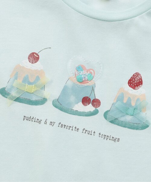 Seraph（セラフ）の「【接触冷感・吸水速乾】モチーフ半袖Tシャツ_ジュニア対応（Tシャツ/カットソー・キッズ・ラベンダー/オフホワイト/ベビーピンク/ミント・90/140/130/120/110/100/80）」の7枚目の写真