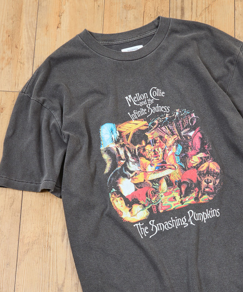Insonnia PROJECTS(インソニアプロジェクト)の「Insonnia Projects インソニアプロジェクツ / MELLON COLLIE AND THE INFINITE SADNESS TEE スマッシング・パンプキンズ グラフィックプリントビッグシルエットTシャツ バンドT スマパン / IP-TSP-001(Tシャツ/カットソー・メンズ・ブラック・0/1/2/3)」の3枚目の写真