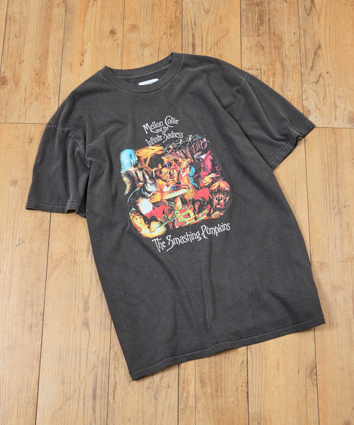 Insonnia PROJECTS(インソニアプロジェクト)の「Insonnia Projects インソニアプロジェクツ / MELLON COLLIE AND THE INFINITE SADNESS TEE スマッシング・パンプキンズ グラフィックプリントビッグシルエットTシャツ バンドT スマパン / IP-TSP-001(Tシャツ/カットソー・メンズ・ブラック・0/1/2/3)」の2枚目の写真