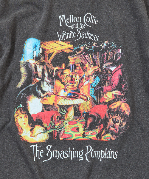 Insonnia PROJECTS(インソニアプロジェクト)の「Insonnia Projects インソニアプロジェクツ / MELLON COLLIE AND THE INFINITE SADNESS TEE スマッシング・パンプキンズ グラフィックプリントビッグシルエットTシャツ バンドT スマパン / IP-TSP-001(Tシャツ/カットソー・メンズ・ブラック・0/1/2/3)」の4枚目の写真