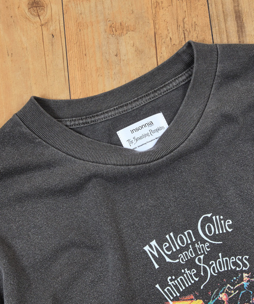 Insonnia PROJECTS(インソニアプロジェクト)の「Insonnia Projects インソニアプロジェクツ / MELLON COLLIE AND THE INFINITE SADNESS TEE スマッシング・パンプキンズ グラフィックプリントビッグシルエットTシャツ バンドT スマパン / IP-TSP-001(Tシャツ/カットソー・メンズ・ブラック・0/1/2/3)」の6枚目の写真