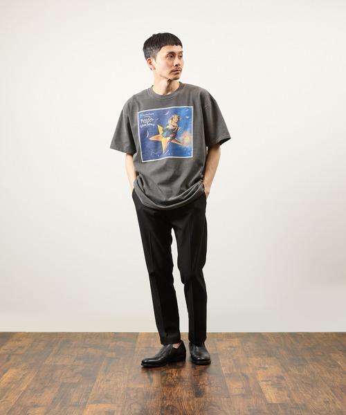 Insonnia PROJECTS(インソニアプロジェクト)の「Insonnia Projects インソニアプロジェクツ / MELLON COLLIE AND THE INFINITE SADNESS TEE スマッシング・パンプキンズ グラフィックプリントビッグシルエットTシャツ バンドT スマパン / IP-TSP-001(Tシャツ/カットソー・メンズ・ブラック・0/1/2/3)」の19枚目の写真