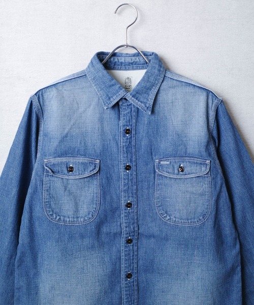 KATO`（カトー）の「【KATO'/カトー】3rd WORK SHIRTS ワークシャツ KS007VW（シャツ/ブラウス・メンズ・ブルー系その他・SMALL/MEDIUM）」の2枚目の写真