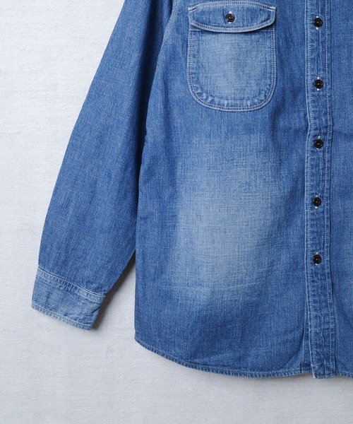 KATO`（カトー）の「【KATO'/カトー】3rd WORK SHIRTS ワークシャツ KS007VW（シャツ/ブラウス・メンズ・ブルー系その他・SMALL/MEDIUM）」の4枚目の写真