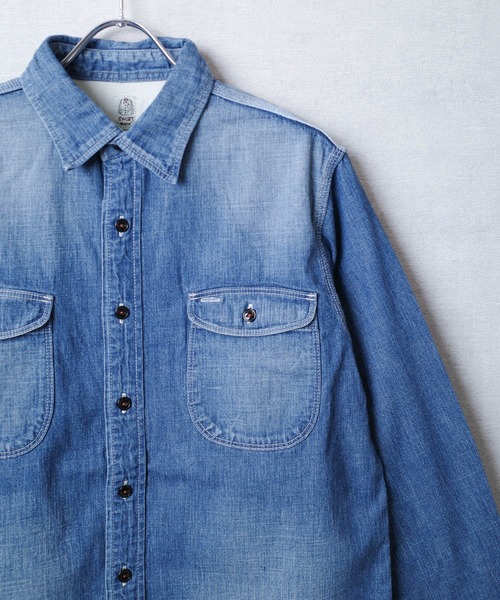 KATO`（カトー）の「【KATO'/カトー】3rd WORK SHIRTS ワークシャツ KS007VW（シャツ/ブラウス・メンズ・ブルー系その他・SMALL/MEDIUM）」の5枚目の写真