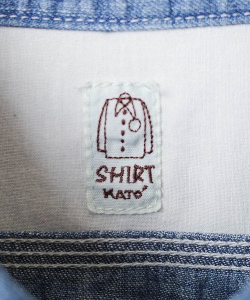 KATO`（カトー）の「【KATO'/カトー】3rd WORK SHIRTS ワークシャツ KS007VW（シャツ/ブラウス・メンズ・ブルー系その他・SMALL/MEDIUM）」の14枚目の写真