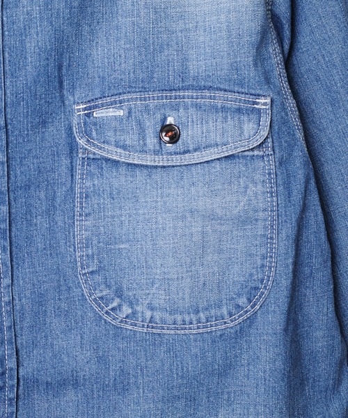 KATO`（カトー）の「【KATO'/カトー】3rd WORK SHIRTS ワークシャツ KS007VW（シャツ/ブラウス・メンズ・ブルー系その他・SMALL/MEDIUM）」の15枚目の写真