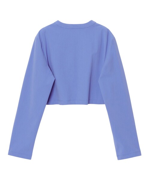 ANAYI（アナイ）の「ナイロンジャージークロップド カーディガン（カーディガン/ボレロ・レディース・ブラック/ホワイト/ブルー/ブルー系その他・38/36）」の21枚目の写真