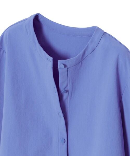 ANAYI（アナイ）の「ナイロンジャージークロップド カーディガン（カーディガン/ボレロ・レディース・ブラック/ホワイト/ブルー/ブルー系その他・38/36）」の22枚目の写真