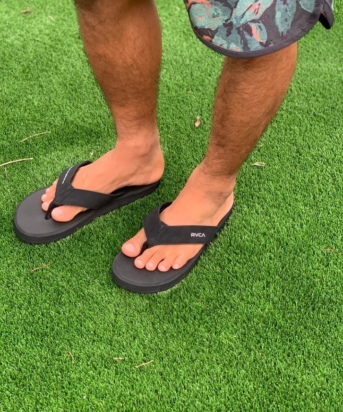 RVCA(ルーカ)の「RVCA メンズ ONSHORE BEACH SANDAL ファッションサンダル 【2025年夏モデル】/ルーカロゴビーサン(ビーチサンダル)(サンダル・メンズ・ブラック/カーキ/オリーブ・8/9/10)」の5枚目の写真