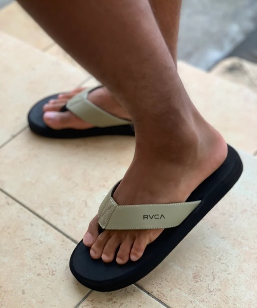 RVCA(ルーカ)の「RVCA メンズ ONSHORE BEACH SANDAL ファッションサンダル 【2025年夏モデル】/ルーカロゴビーサン(ビーチサンダル)(サンダル・メンズ・ブラック/カーキ/オリーブ・8/9/10)」の21枚目の写真