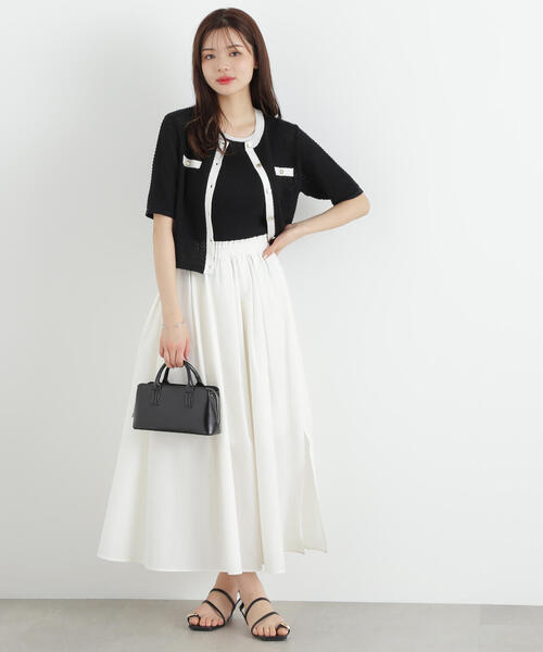 PROPORTION BODY DRESSING（プロポーションボディドレッシング）の「変わり編みニットアンサンブル / 1215170600（ニット/セーター・レディース・ホワイト/ブルー/ブラック・SMALL/MEDIUM）」の7枚目の写真