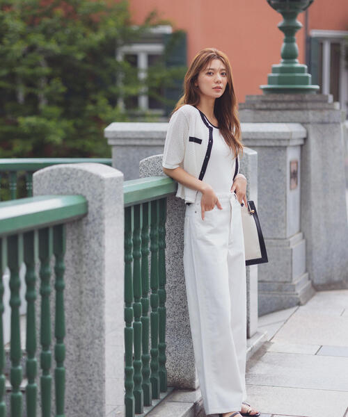 PROPORTION BODY DRESSING（プロポーションボディドレッシング）の「変わり編みニットアンサンブル / 1215170600（ニット/セーター・レディース・ホワイト/ブルー/ブラック・SMALL/MEDIUM）」の16枚目の写真