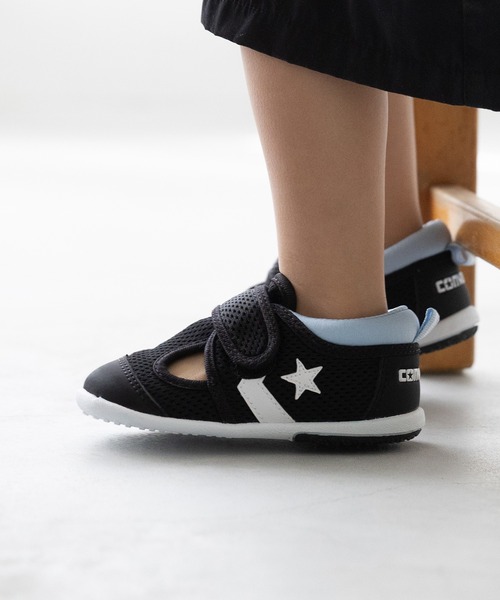 CONVERSE(コンバース)の「CONVERSE コンバース リトルサマー9 ベビー スニーカーサンダル(スニーカー・キッズ・ブラック/ピンク・12.5cm/14.5cm/13.5cm/11.5cm/14.0cm/15.0cm/13.0cm/12.0cm)」の1枚目の写真