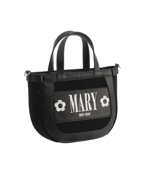 メッシュMARYロゴ刺繍 2WAYミニトート（トートバッグ）｜MARY