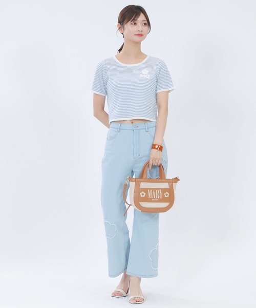 MARY QUANT（マリークワント）の「メッシュMARYロゴ刺繍 2WAY