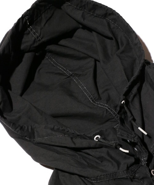 MILITARY（ミリタリー）の「U.S MILITARY / ユーエスミリタリー US ARMY COTTON SNOW PARKA BLACK DYE スノーパーカー コットン ブラックダイ（モッズコート・メンズ・ブラック・SMALL）」の9枚目の写真
