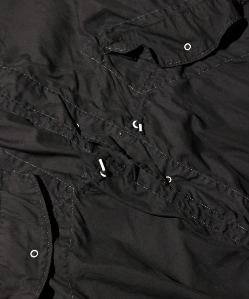 MILITARY（ミリタリー）の「U.S MILITARY / ユーエスミリタリー US ARMY COTTON SNOW PARKA BLACK DYE スノーパーカー コットン ブラックダイ（モッズコート・メンズ・ブラック・SMALL）」の6枚目の写真