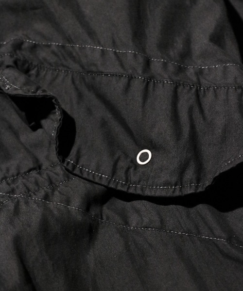 MILITARY（ミリタリー）の「U.S MILITARY / ユーエスミリタリー US ARMY COTTON SNOW PARKA BLACK DYE スノーパーカー コットン ブラックダイ（モッズコート・メンズ・ブラック・SMALL）」の4枚目の写真