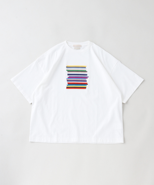 YOKE(ヨーク)の「JUST AN IDEA(ジャスト アン アイデア) × YOKE 別注Tシャツ(Tシャツ/カットソー・メンズ・ブラック/ホワイト・3/2/1)」の7枚目の写真