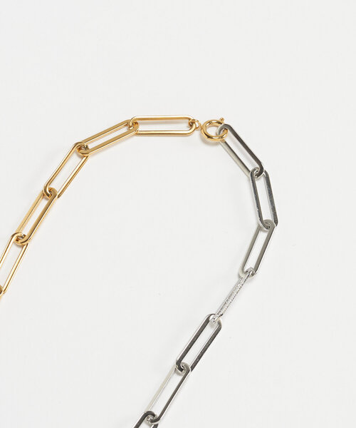 CIAOPANIC（チャオパニック）の「デザインコンビチェーンチョーカーネックレス（ネックレス・レディース・シルバー・FREE）」の3枚目の写真