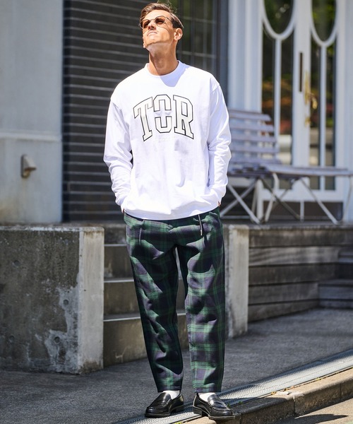 THEOREM（セオレム）の「mlt5254-Printed College LS Tee ロンTシャツ（Tシャツ/カットソー・メンズ・ブラック/ホワイト・S/M/L/XL）」の19枚目の写真