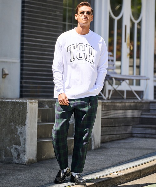 THEOREM（セオレム）の「mlt5254-Printed College LS Tee ロンTシャツ（Tシャツ/カットソー・メンズ・ブラック/ホワイト・S/M/L/XL）」の18枚目の写真