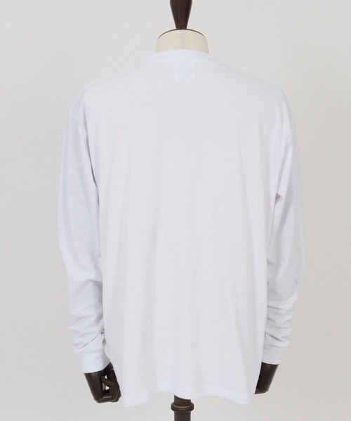 THEOREM（セオレム）の「mlt5254-Printed College LS Tee ロンTシャツ（Tシャツ/カットソー・メンズ・ブラック/ホワイト・S/M/L/XL）」の9枚目の写真