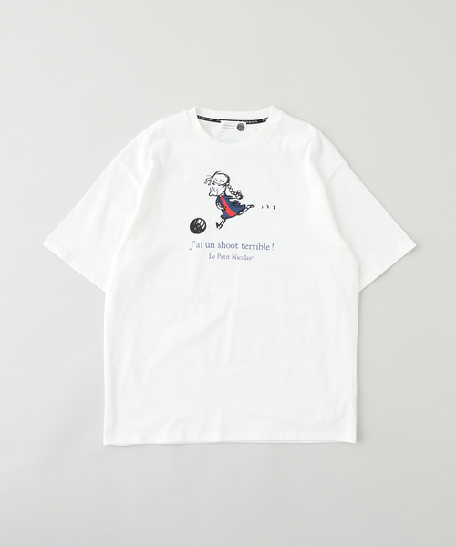 PARIS SAINT-GERMAIN(パリサンジェルマン)の「【Le Petit Nicolas*PSG】 TEE Terrible Shoot(Tシャツ/カットソー・メンズ・ホワイト/ネイビー・LARGE/MEDIUM/X-LARGE)」の4枚目の写真