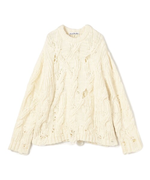 素敵❤︎Acne Studios アイボリー ケーブルニット 素敵❤︎Acne Studios アイボリー ケーブルニット 最大64％OFF】Acne