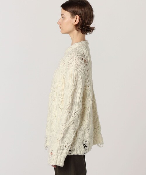 ACNE（アクネ）の「Acne Studios ケーブルニット（ニット/セーター・レディース・ライトベージュ・XS）」の8枚目の写真