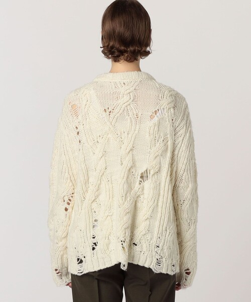 ACNE（アクネ）の「Acne Studios ケーブルニット（ニット/セーター・レディース・ライトベージュ・XS）」の7枚目の写真