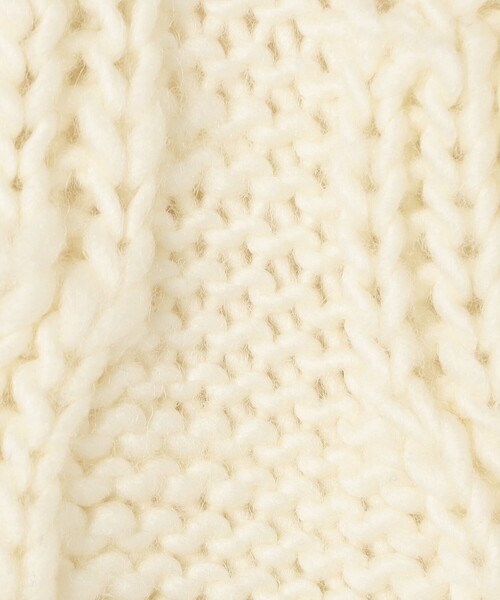 ACNE（アクネ）の「Acne Studios ケーブルニット（ニット/セーター・レディース・ライトベージュ・XS）」の2枚目の写真
