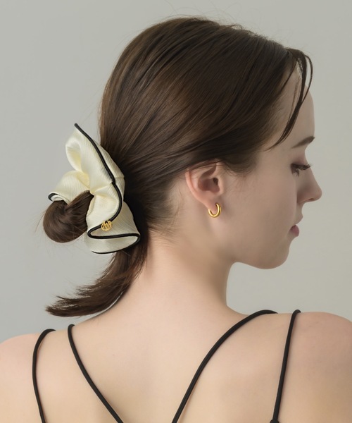 muku(ムク)の「CHOUCHOU/TWO TONE(シュシュ・レディース・アイボリー/ブラック・FREE)」の19枚目の写真