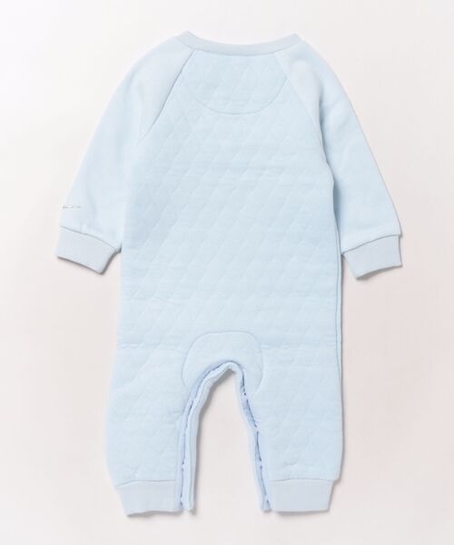 NIKE(ナイキ)の「【NIKE】NKN READYSET COVERALL / ナイキ ベビー カバーオール 対象サイズ12M-24M(ロンパース・キッズ・グレー/ブルー・24M/18M/12M)」の3枚目の写真