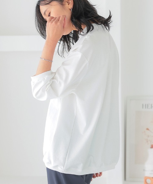 aquagarage(アクアガレージ)の「ロゴTシャツ(Tシャツ/カットソー・レディース・ブラック/チャコール/ホワイト・FREE)」の7枚目の写真