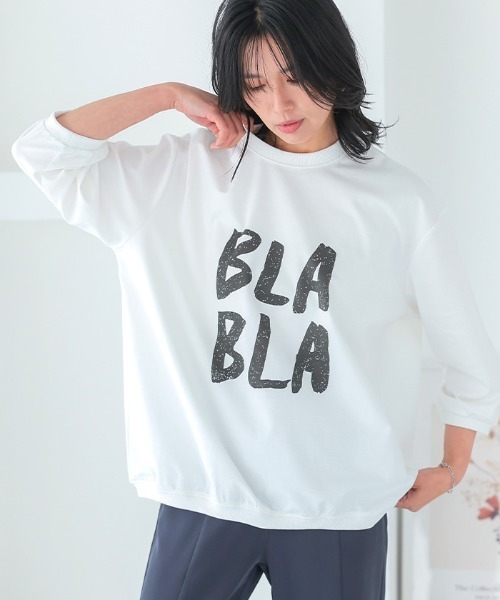 aquagarage(アクアガレージ)の「ロゴTシャツ(Tシャツ/カットソー・レディース・ブラック/チャコール/ホワイト・FREE)」の6枚目の写真