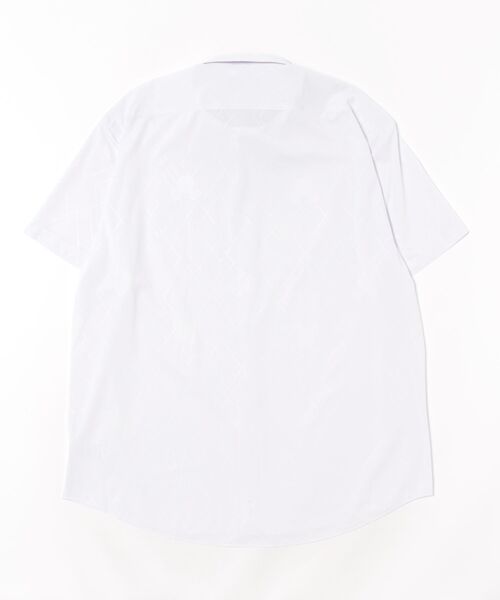 TOKYO SHIRTS（トウキョウシャツ）の「【Disney ディズニー】形態安定ノーアイロン ボタンダウン 半袖ビジネスワイシャツ（大きいサイズ）（ビジネスシャツ・メンズ・ライトグレー・首回り45cm/首回り47cm）」の7枚目の写真