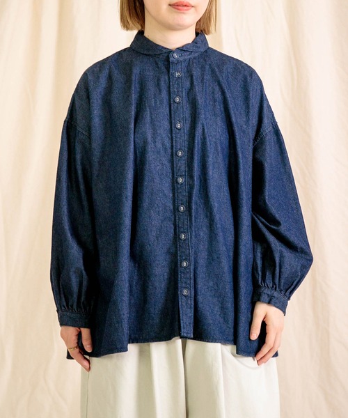 Brocante / ブロカント] 5ozデニム セルクルシャツ | Domingo