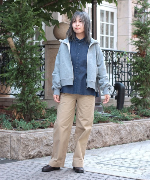 Brocante（ブロカント）の「[Brocante / ブロカント] 5ozデニム セルクルシャツ（シャツ/ブラウス・レディース・ワンウォッシュ・2）」の18枚目の写真
